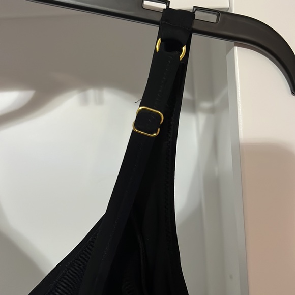 Black SOMA One Piece black Swim Suit Size 10 Bathing suit Beach Pool Vacation - Picture 6 of 14